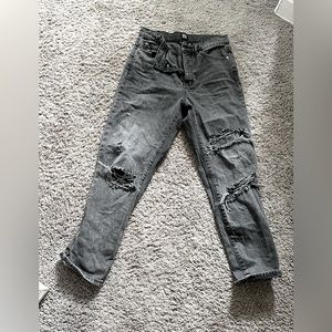 BDG destroyed black jean